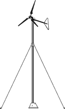 Southwest Windpower 1000 Watt Whisper 200 Wind Generator 240 volt w/ Charge  Controller and Display